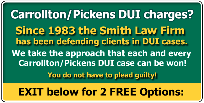 Defending clients from Carrollton or Pickens County and across the USA charged with an Alabama DUI since 1983